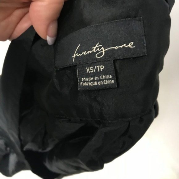 Rue21 Black Satin Mini Skirt - Picture 2 of 3